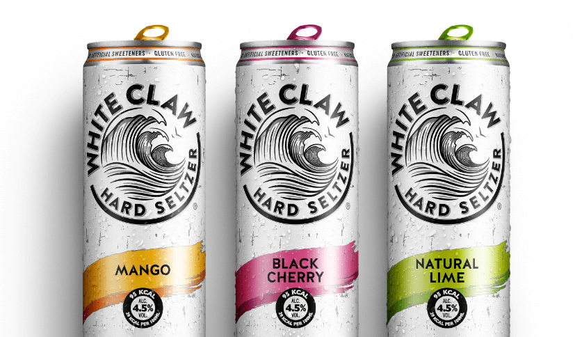 White Claw Cans