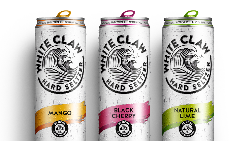 White Claw Cans